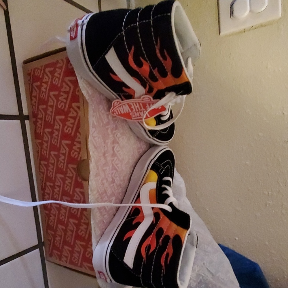 Van's Sk8 Hi Top reissue Flames Brand new